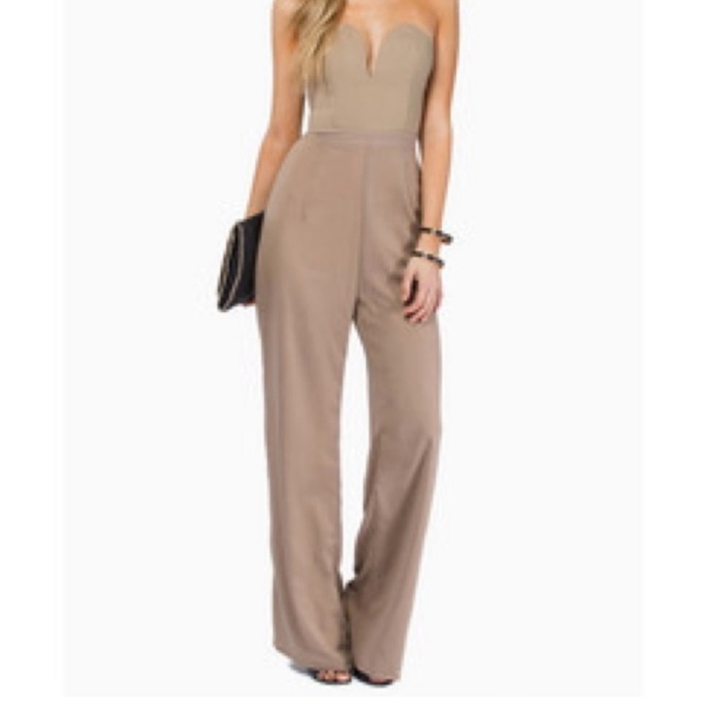 Strapless jumpsuit